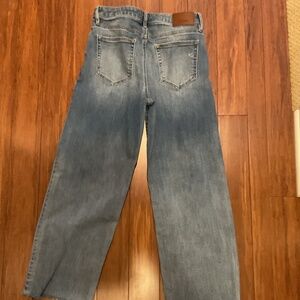 Women’s High Rise Wide Leg Crop Hidden Jeans